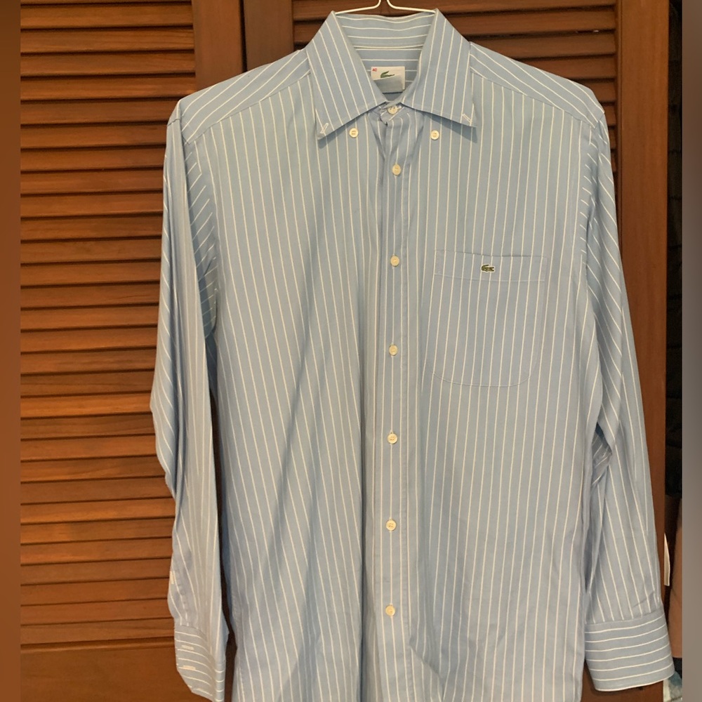 Men’s Lacoste button down shirt